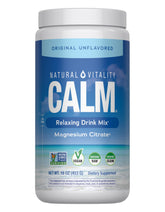 Bottle of Natural Vitality CALM Magnesium Drink Mix (16 oz)